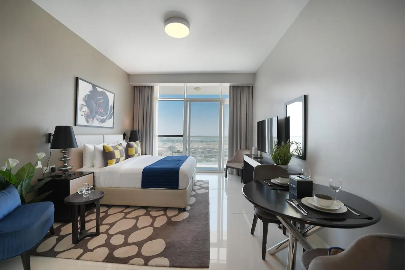 Easygo- Stylish Stu In Damac Hills Artesiad Apartment Dubai